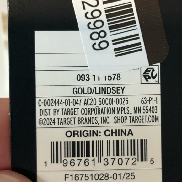 Kids' Lindsey Platform Espadrille Sandals Gold - art class - Size 13 NEW - Picture 6 of 6